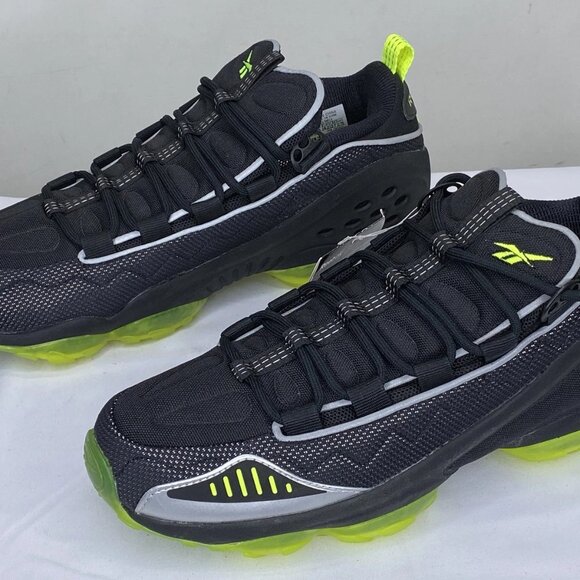 Reebok Men’s DMX Run 10 Atmos Sneakers – Black/Volt – Size 9 - Picture 8 of 9